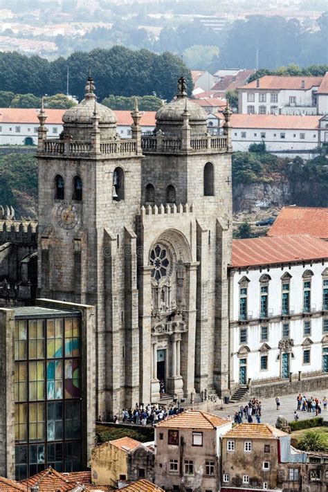 Porto Cathedral in Porto, Portugal Stock Photo - Image of oporto ...