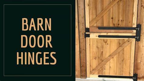 What are the Different Types of Barn Door Hinges? - Annual Event Post