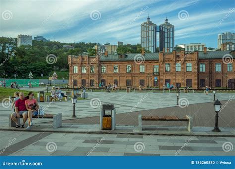 Vladivostok City Life with People on the Background of Attractions ...