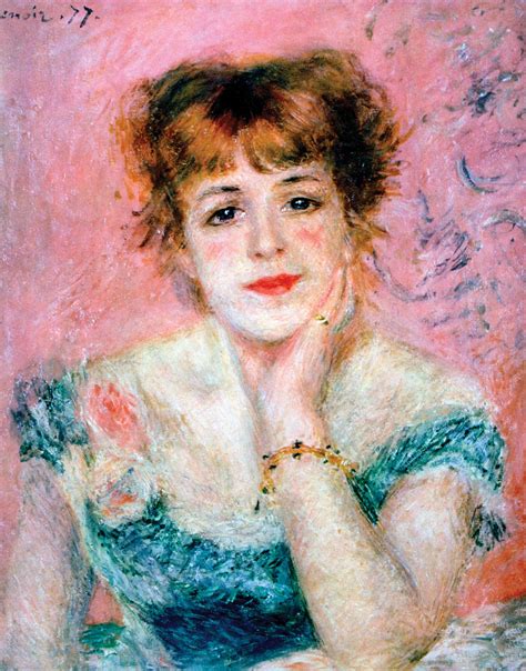 Download Jeanne Samary By Renoir Wallpaper | Wallpapers.com