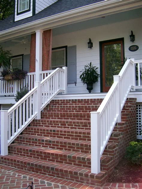 Brick Front Porch Steps | Ideas for the House | Pinterest | Front porch ...