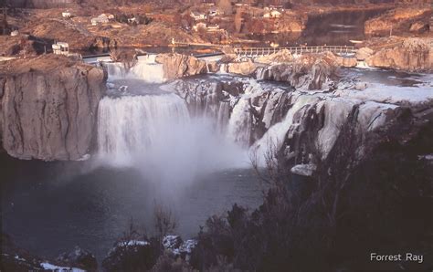 "Shoshone Falls in Winter 2, Twin Falls, Idaho, USA" by Forrest Ray ...