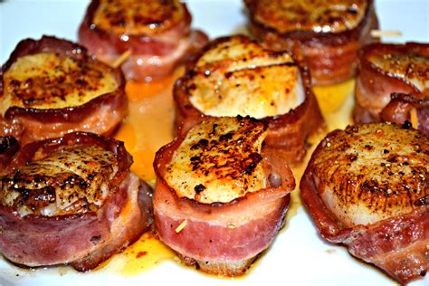 Oven Baked Scallops Wrapped In Bacon Recipe | Bryont Blog