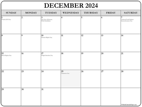 December 2022 with holidays calendar