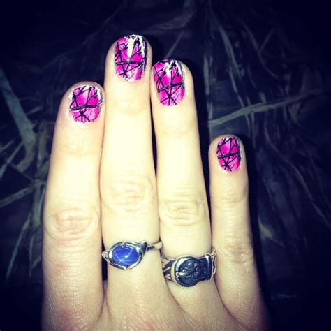 Muddy Girl Camo Nails | Camo nails, Muddy girl camo nails, Camo nail ...