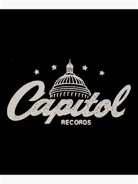 "Capitol Records T-ShirtCapitol Records 45 label logo " Poster by ...