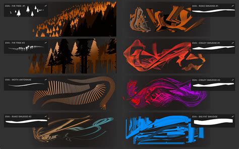 ArtStation - Stylized custom brushes for Procreate | Brushes