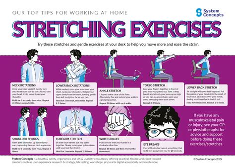 Our top tips for working at home - Stretching exercises - System ...