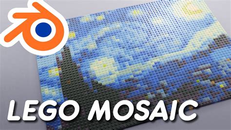 Make a LEGO Mosaic in Blender from any image super quickly! - YouTube