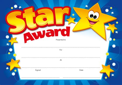 Star Award Certificate Free Download - Free For Schools