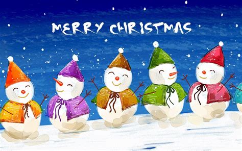 Merry Christmas Cartoon Wallpapers - Wallpaper Cave