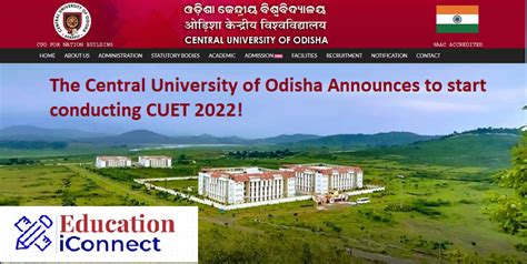 The Central University of Odisha Announces conducting CUET 2022!