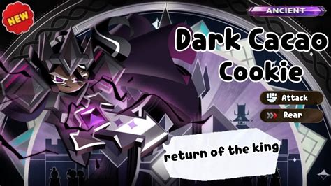 Dark Cacao Cookie Gacha Animation Cookie Run Kingdom - YouTube