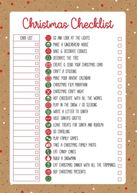 Image result for christmas checklist - Bucket List Ideas | Christmas ...