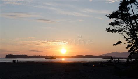 Sunset on Chesterman Beach stock photo. Image of waves - 142256