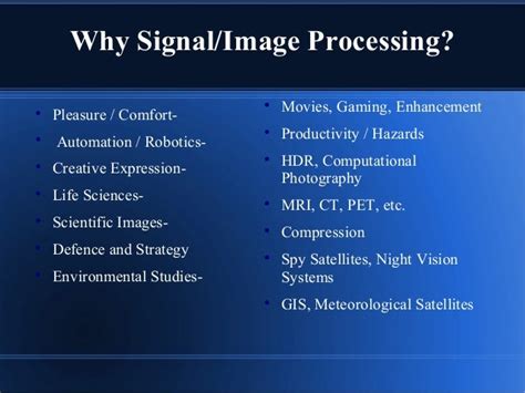 Recent Trends in Signal and Image Processing - Applications