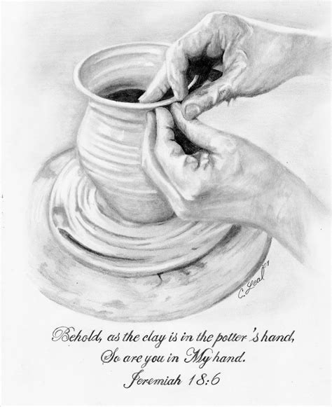 The potter's hands. Prophetic Painting, Jesus Painting, Prophetic Art ...