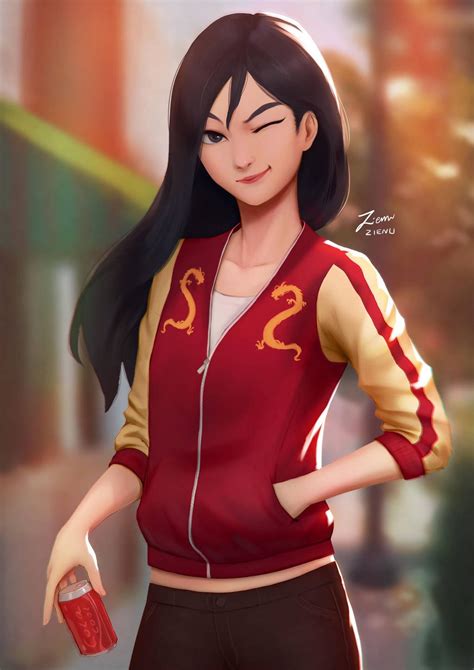 Mulan by Zienu | Mulan disney, Disney fan art, Disney