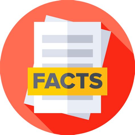 Facts Flat Circular Flat icon