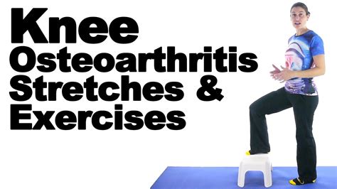 Knee Osteoarthritis (OA) Stretches & Exercises - Ask Doctor Jo - YouTube