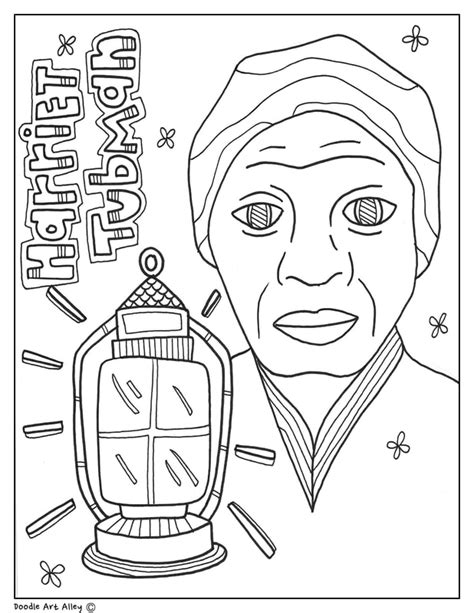 Harriet Tubman Coloring Page At Free Printable | Images and Photos finder