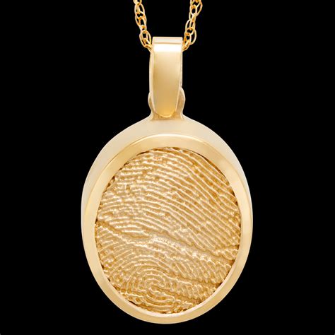 Gold Cremation Pendant with Chain (#202) – Precious Memories Keepsakes ...