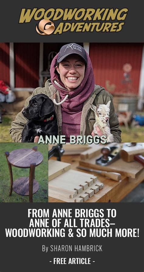 From Anne Briggs to Anne of All Trades – Woodworking and So Much More ...