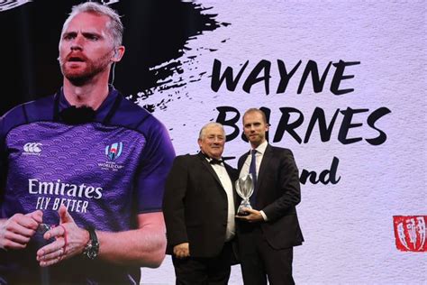 Wayne Barnes named 2019 World Rugby Referee of the Year