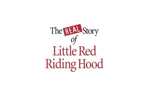 The Real Story of Little Red Riding Hood, Studio Theatre Long Island ...