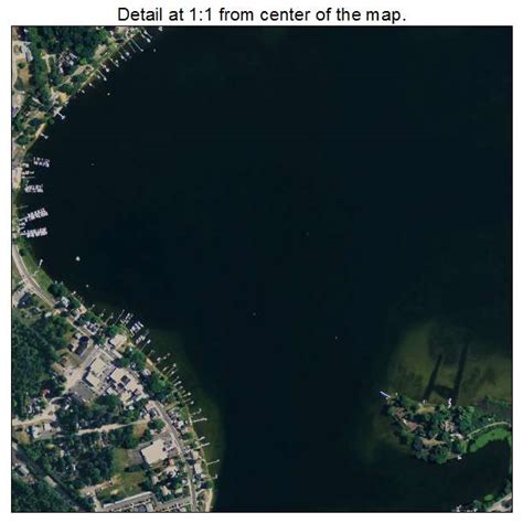 Aerial Photography Map of Whitmore Lake, MI Michigan