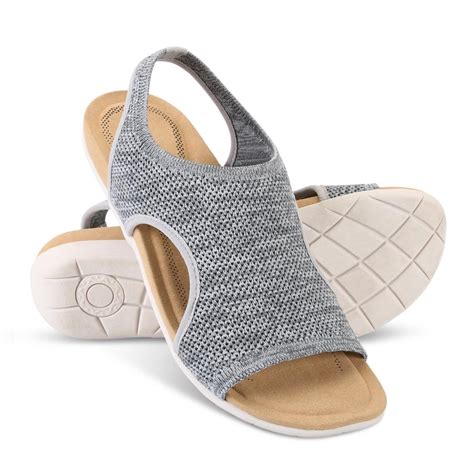 The Lightweight Memory Foam Sandals - Hammacher Schlemmer