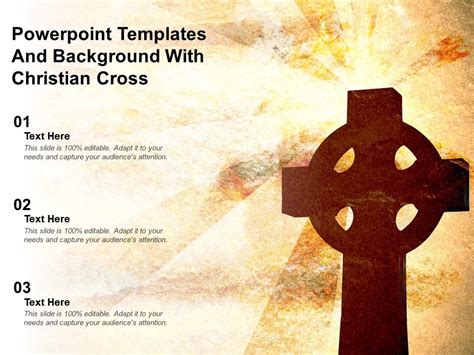 Powerpoint Templates And Background With Christian Cross | Presentation ...