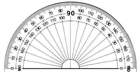 protractor printable - Google Search | Protractor, Protractor clipart ...