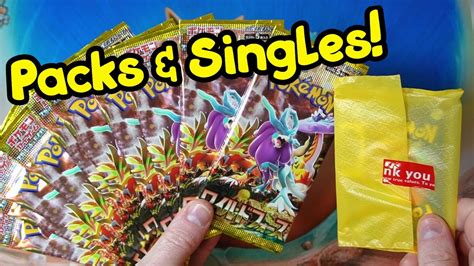 Pokemon TCG Some Singles and Wild Force Packs! - YouTube