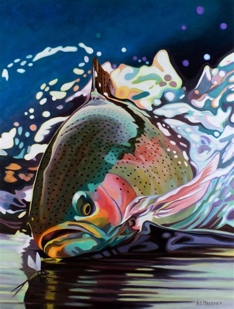 Artist Profile: The Fly Fishing Art of AD Maddox – The Venturing Angler