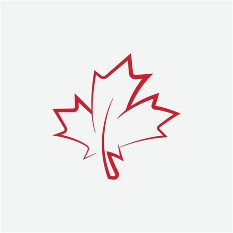 Maple leaf logo, Red maple leaf, Canada symbol, Red Canadian Maple ...