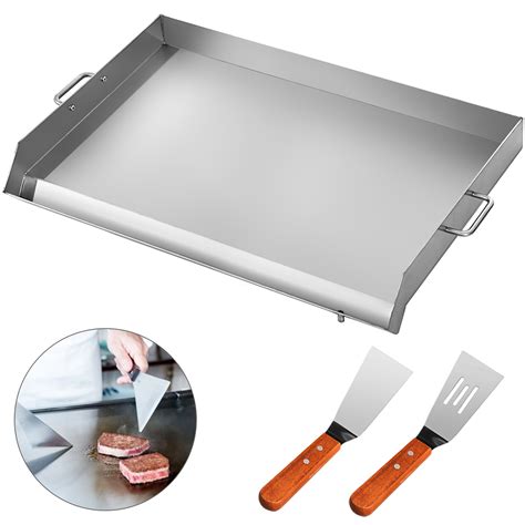 32" X 17" Stainless Steel Griddle Flat Top Grill Grilling Outdoor Heavy ...