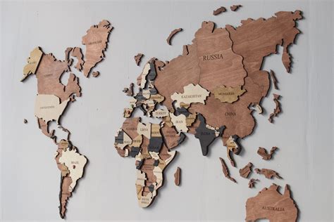 Wooden World Map Wall Art - Weepil Blog and Resources