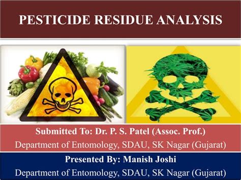 Pesticide Residue Analysis | PPT