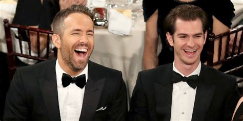 Andrew Garfield Looks Back At Ryan Reynolds Golden Globes Kiss