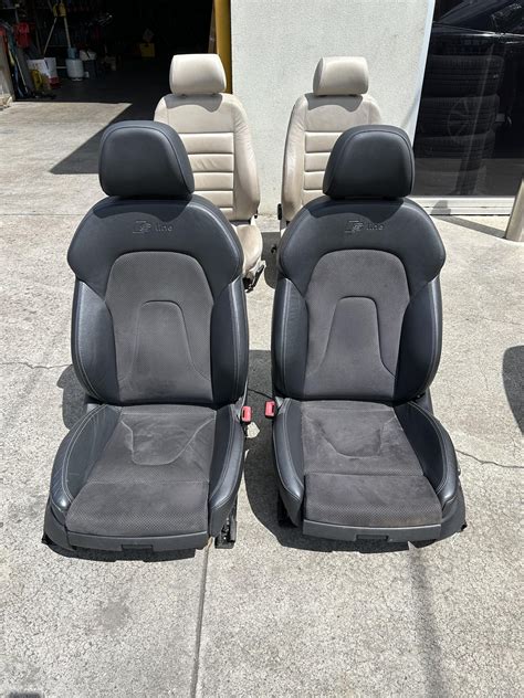 AUDI A4 B8 FRONT LEATHER SEATS – PAIR - VolksAudi