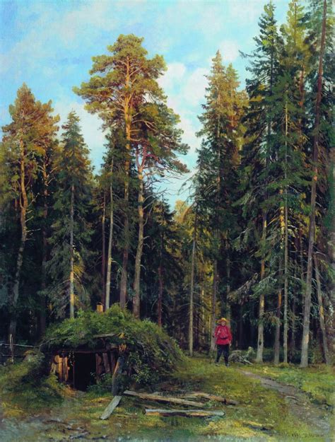 Evening Painting | Ivan Ivanovich Shishkin Oil Paintings