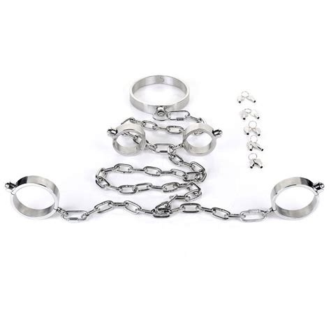 Hand Foot And Neck Cuffs Restraint Set SQ33043 - SMTASTE