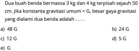 Kumpulan Contoh Soal Gaya Gravitasi Antar Partikel - Fisika Kelas 10 ...