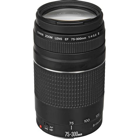 Used Canon EF 75-300mm f/4-5.6 III Lens 6473A006AA B&H Photo