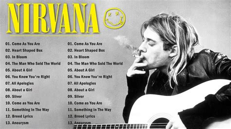 Best Songs Of Nirvana - Nirvana Greatest Hits Full Album - YouTube Music