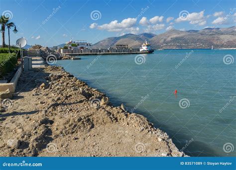 Lixouri, Kefalonia, Greece - May 25 2015: Amazing Seascape with Port of ...