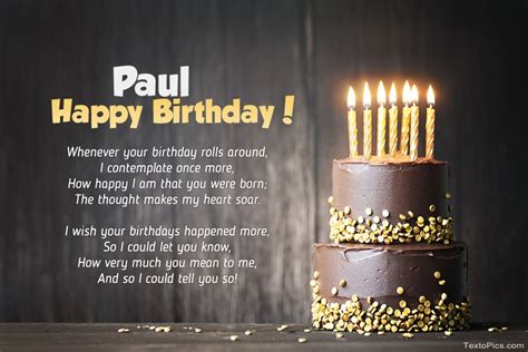 Happy Birthday Paul pictures congratulations.