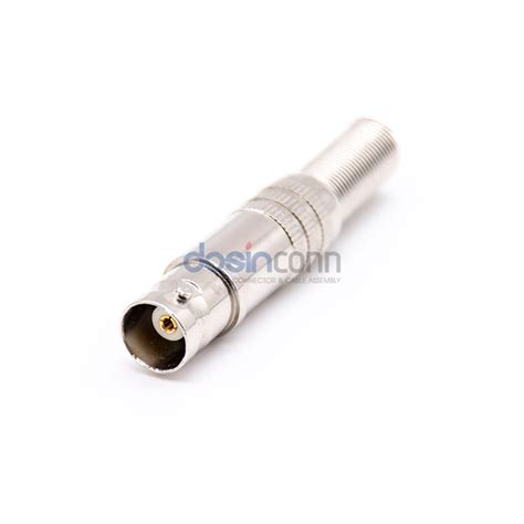 Coaxial Connector BNC Straight Jack Female Pin Cable Type