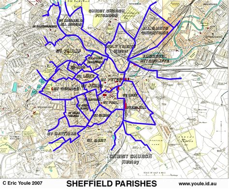 The Sheffield Indexers - Sheffield Genealogy Links - Map of Sheffield ...